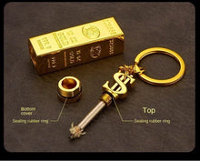 Load image into Gallery viewer, Match Lighter Creative Keychain Pendant Style Metal Waterproof Essential Outdoor Survival Igniter  Gadgets for Men