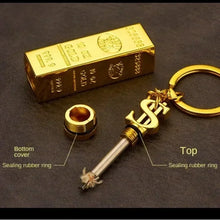 Load image into Gallery viewer, Match Lighter Creative Keychain Pendant Style Metal Waterproof Essential Outdoor Survival Igniter  Gadgets for Men