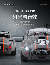 Load image into Gallery viewer, 1:22 Ford Shelby Cobra 427 S/C Classic Sports Car Alloy Metal Diecast Model Car