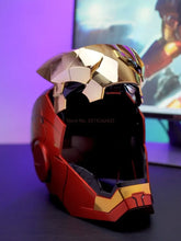 Load image into Gallery viewer, New AutoKing 1/1 Mk5 Iron Man Helmet Cosplay Voice Control Eyes with Light Model Toys for Adult Electric Wearable Christmas Gift