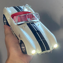 Load image into Gallery viewer, 1:24 Ford Shelby Cobra 427 Roadster 1965 S/C Alloy Die Cast Model Classic Vintage Car Sound And Light Birthday Children Toy Cars