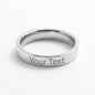 Non-Message Card Engraved Women's Ring