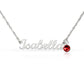 Custom Name Necklace with Birthstone 2