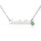 Custom Name Necklace with Birthstone 2