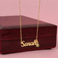 Custom Name Necklace with Birthstone 2