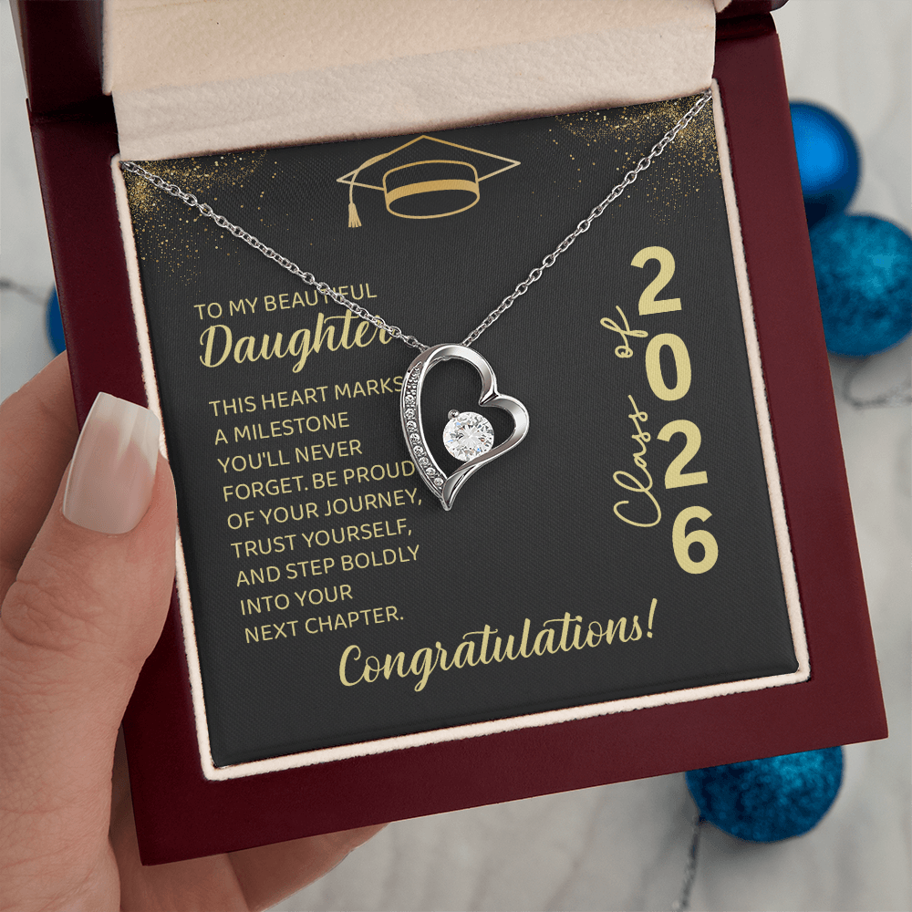 Forever Love Necklace-Daughter's Graduation