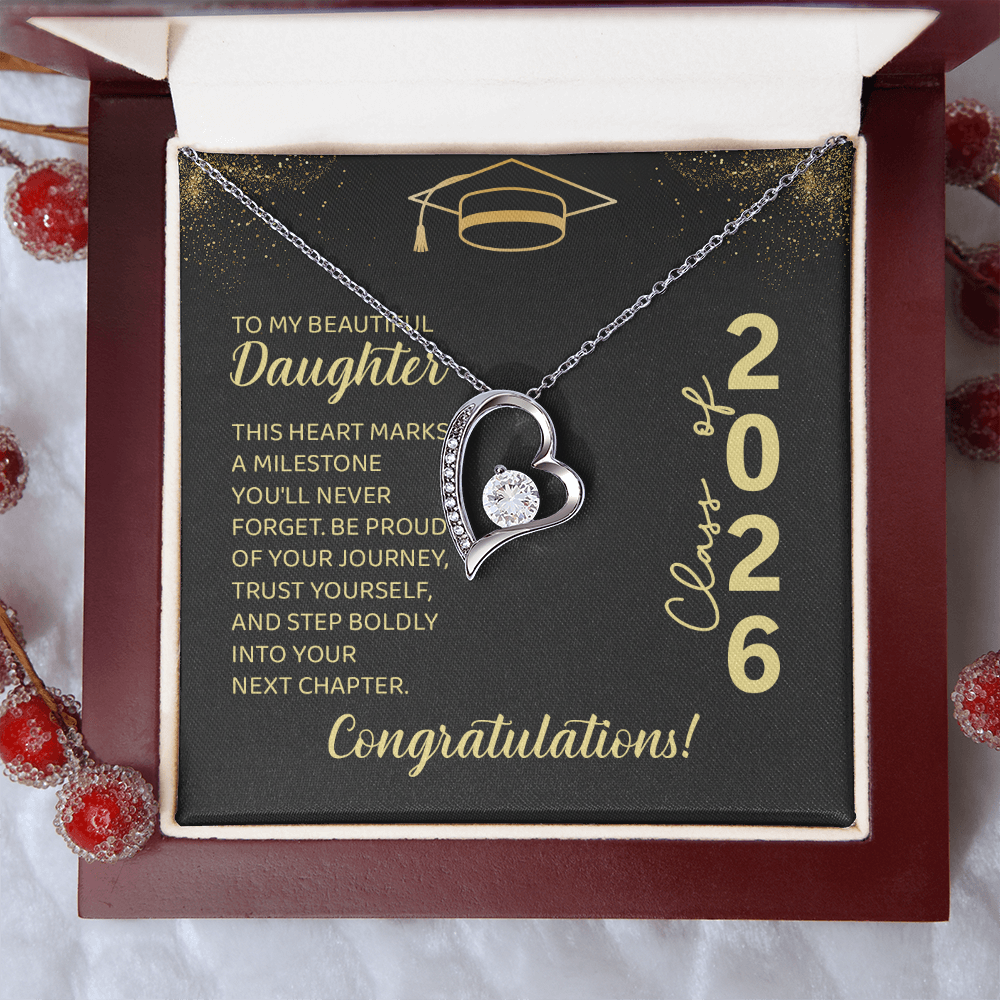 Forever Love Necklace-Daughter's Graduation