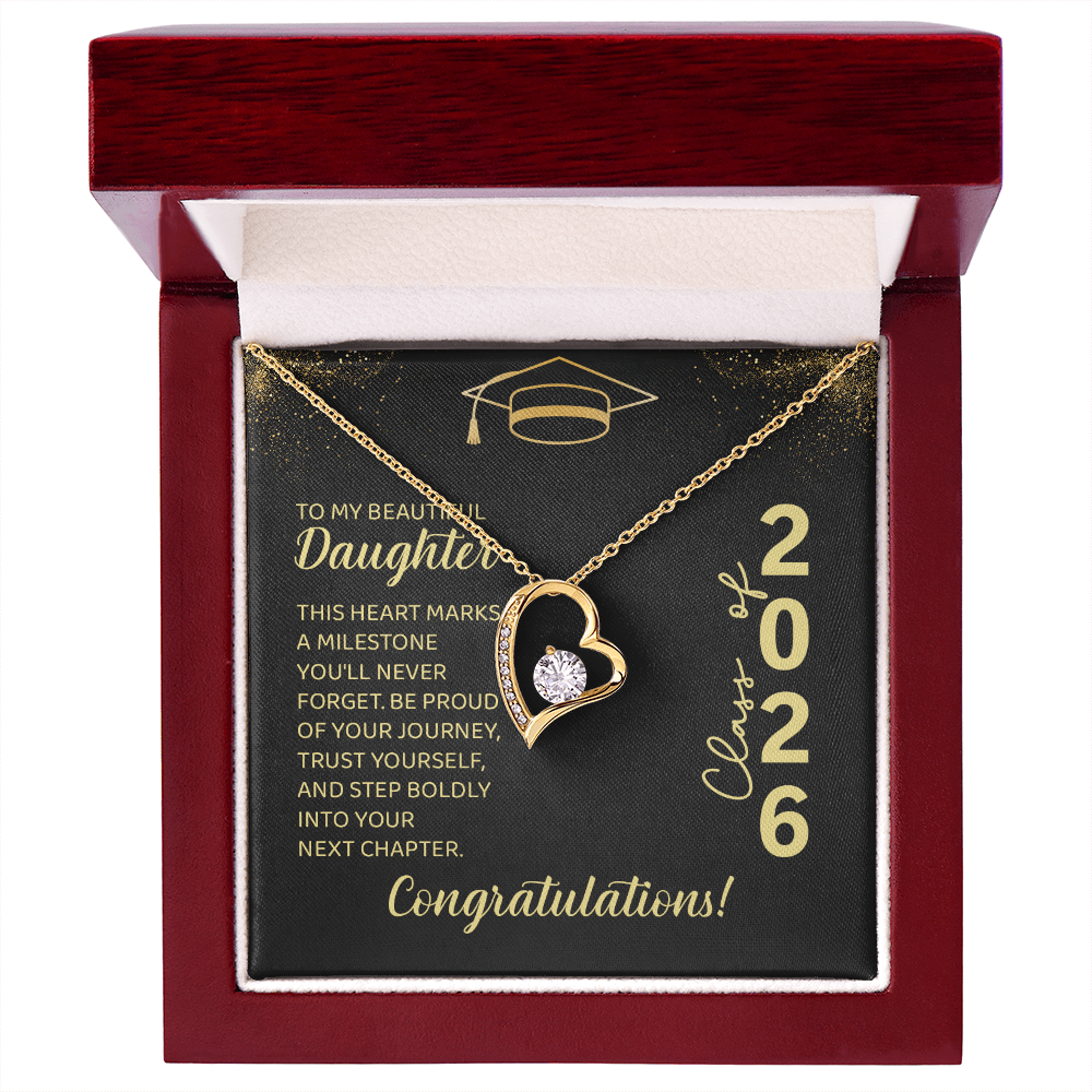 Forever Love Necklace-Daughter's Graduation