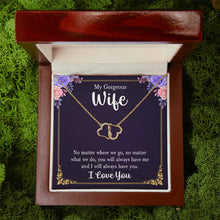 Load image into Gallery viewer, Everlasting Love Gold Hearts Necklace