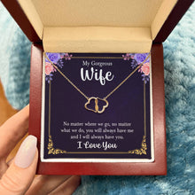 Load image into Gallery viewer, Everlasting Love Gold Hearts Necklace