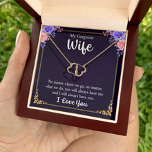 Load image into Gallery viewer, Everlasting Love Gold Hearts Necklace