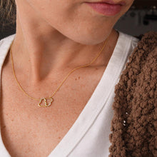 Load image into Gallery viewer, Everlasting Love Gold Hearts Necklace