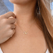 Load image into Gallery viewer, Everlasting Love Gold Hearts Necklace
