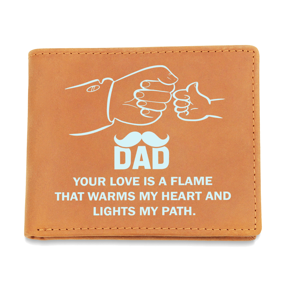 Graphic Leather Wallet