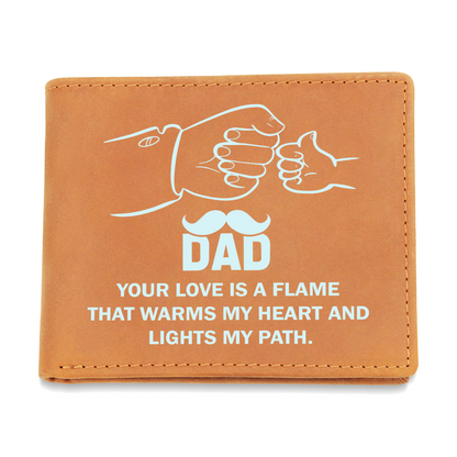 Graphic Leather Wallet