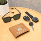 Graphic Leather Wallet