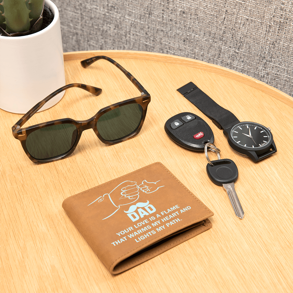 Graphic Leather Wallet