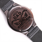 Engraved Wooden Watch-For Biker Dads