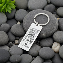 Load image into Gallery viewer, For Dad-Engraved Rectangle Keychain