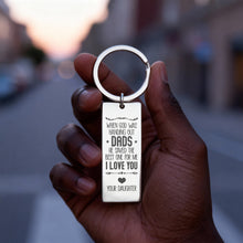 Load image into Gallery viewer, For Dad-Engraved Rectangle Keychain