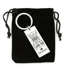 Load image into Gallery viewer, For Dad-Engraved Rectangle Keychain