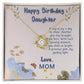 Happy Birthday Daughter Love Knot Necklace