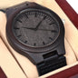 My Hero Dad Wooden Watch