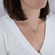 Load image into Gallery viewer, Interlocking Hearts Necklace