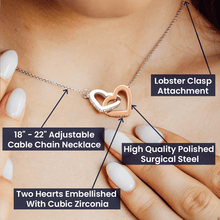 Load image into Gallery viewer, Interlocking Hearts Necklace