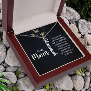 To Mom Multi Vertical Name Necklace