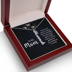 To Mom Multi Vertical Name Necklace