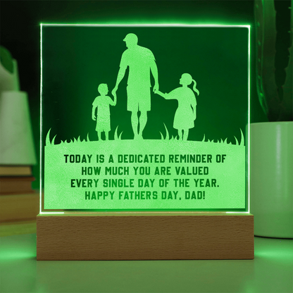 Father's Day Acrylic Plaque