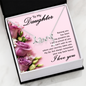 Scripted Love Necklace For Daughter