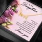 Scripted Love Necklace For Daughter