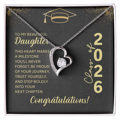 Forever Love Necklace-Daughter's Graduation