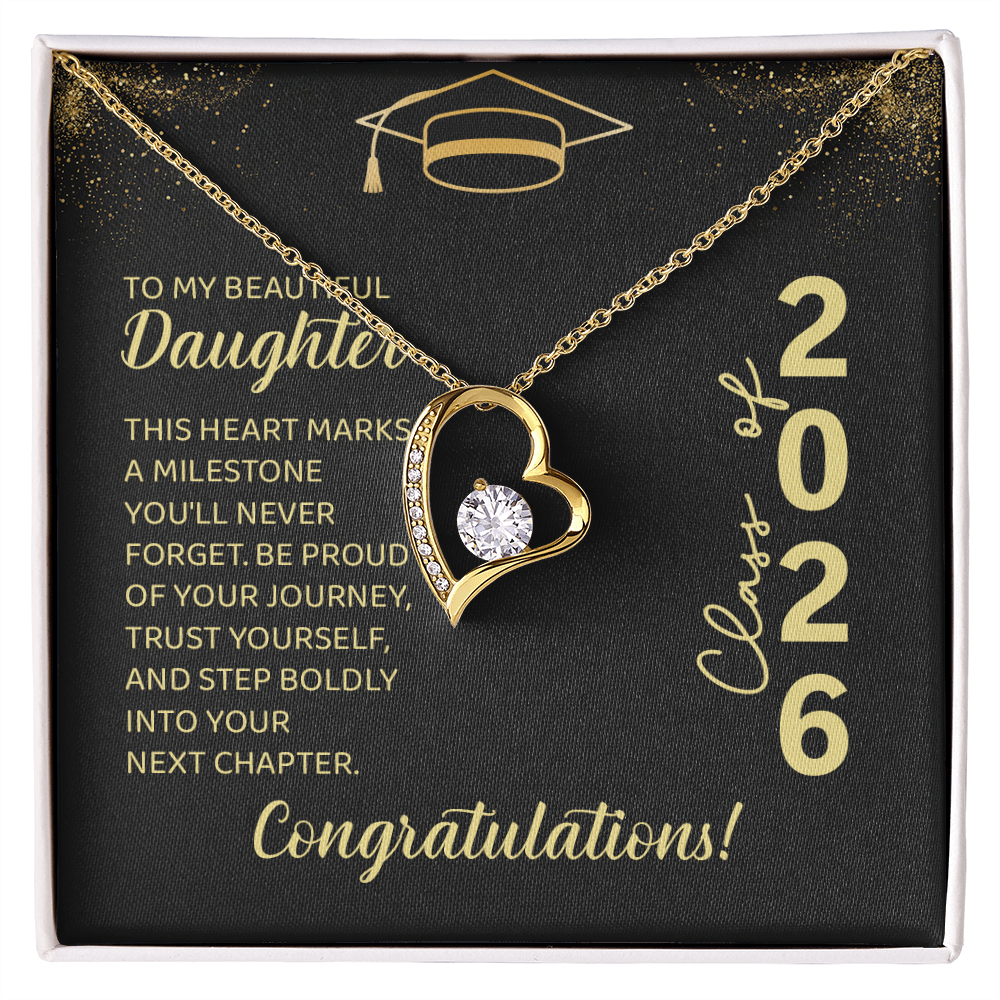 Forever Love Necklace-Daughter's Graduation