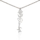 Flower Name Necklace (No Message Card)