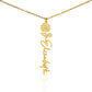 Flower Name Necklace (No Message Card)