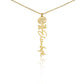 Flower Name Necklace (No Message Card)