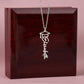 Graduation Cap Name Necklace For Men
