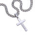 Dad's Personalized Cross with Cuban Link Chain