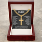 Dad's Personalized Cross with Cuban Link Chain