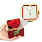 Alluring Beauty Necklace and Rotating Rose Gift Box.