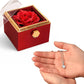 Alluring Beauty Necklace and Rotating Rose Gift Box.