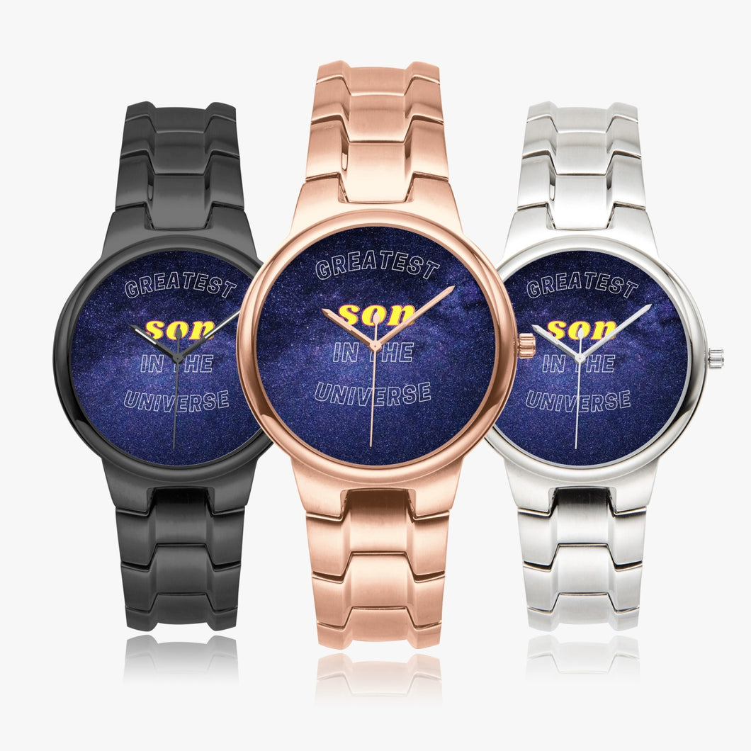 Greatest SON In The Universe Stainless Steel Quartz Watch