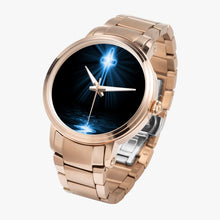 Load image into Gallery viewer, Blue Fire Cross  Steel Strap Automatic Watch