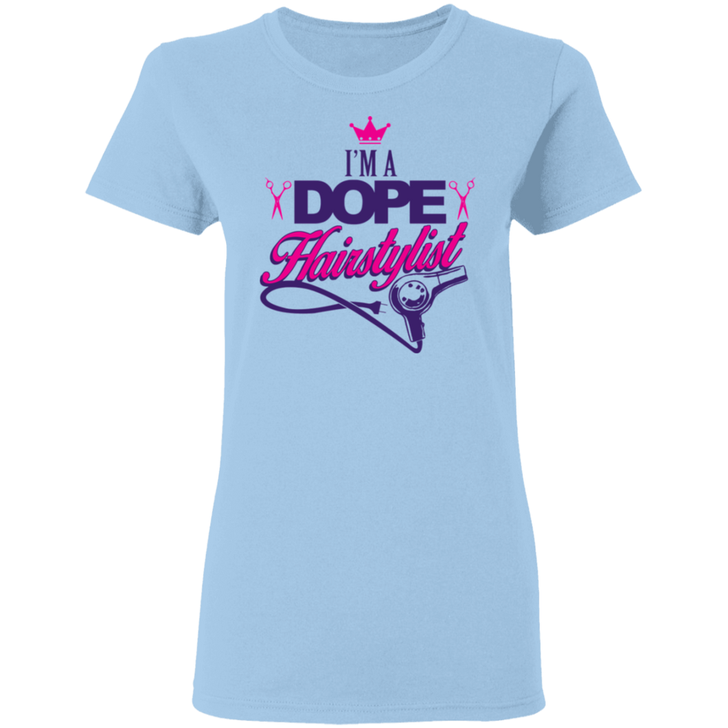 Dope Hairstylist Short Sleeve Shirt