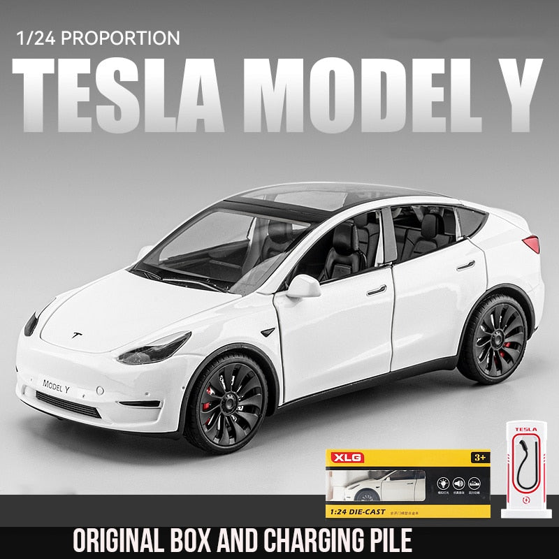 1:24 TESLA MODEL Y SUV Alloy  Diecast Model