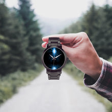 Load image into Gallery viewer, Blue Fire Cross  Steel Strap Automatic Watch