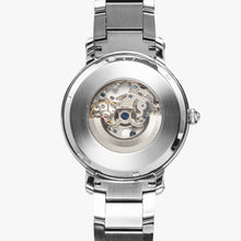 Load image into Gallery viewer, Blue Fire Cross  Steel Strap Automatic Watch